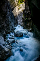 Rosenlaui Waterfall in Switzerland