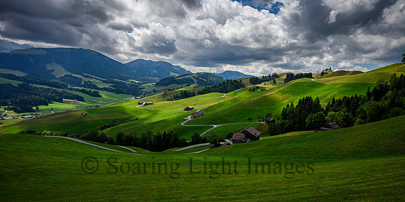 Farm Valley outside of Appenzell Austria