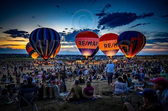 Town Hot Air Balloon GLOW Festival