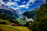 Lauterbrunnen Train to Wengen