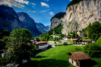 Lauterbrunnen Valley from the Train to Wengen