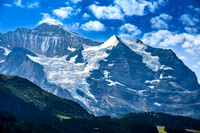 Swiss Alps above Lauterbrunnen Valley