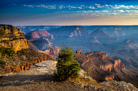 South Rim Trail Sunrise over the Grand Canyon